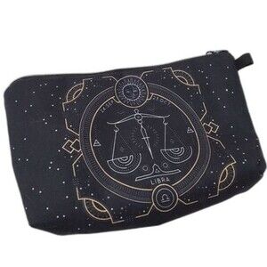 Libra makeup bag zodiac astrology NEW never used